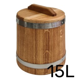 Beczka drewniana dębowa 15l