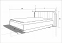 Łóżko drewniane Sense 1