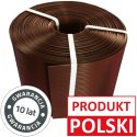 Taśma ogrodzeniowa 26mb Thermoplast® CLASSIC LINE 19cm BRĄZ