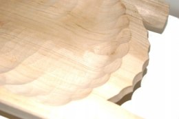 Korytko koryto rzeźbione drewniane do potraw 100 cm