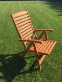 Zestaw mebli ogrodowych Toledo z 8 krzesłami Calgary 5-pozycyjne (drewno z certyfikatem FSC)