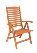 Zestaw mebli ogrodowych Toledo z 8 krzesłami Calgary (drewno z certyfikatem FSC) i 8 poduszkami w kolorze ceglasto czerwonym
