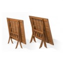Zestaw mebli ogrodowych Dover (150 x 80) z 4 krzesłami Calgary (drewno z certyfikatem FSC) i 4 poduszkami PREMIUM : Kolor poduc