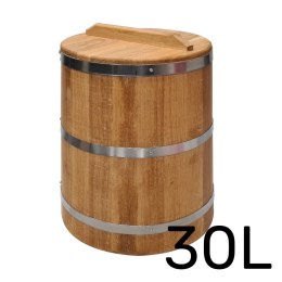 Beczka drewniana dębowa 30l