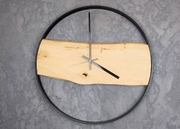 Zegar ścienny czarny 30cm/40cm/50cm/60cm dąb loft Netork